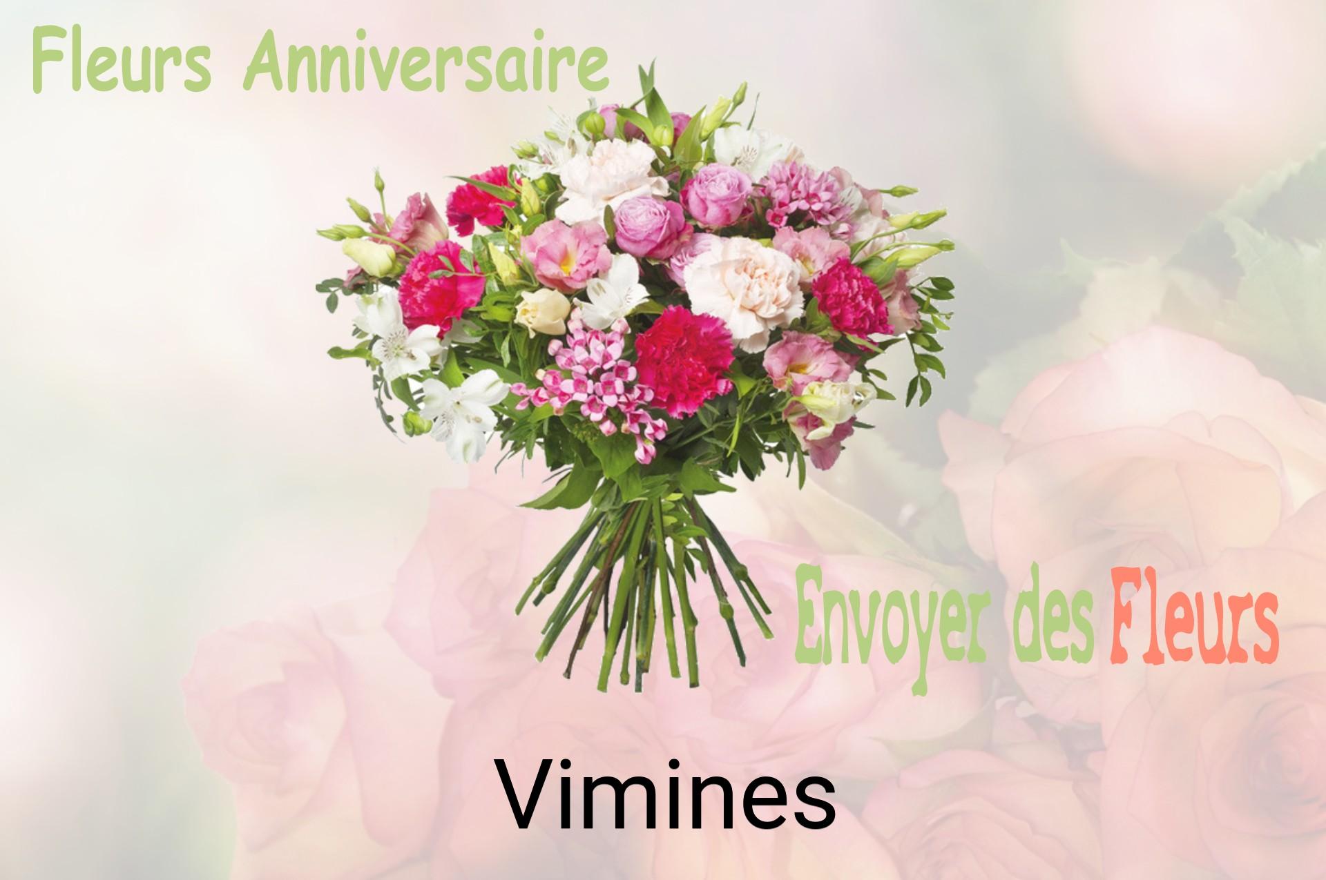 Bouquet de fleurs d’anniversaire livré à Vimines